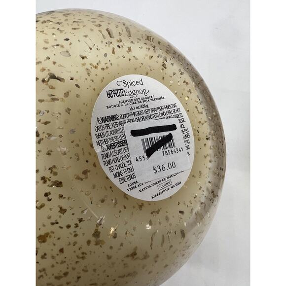 Anthropologie Icicles Candle Spiced Eggnog (Gourmand Spice) Set of 2 - Picture 5 of 5